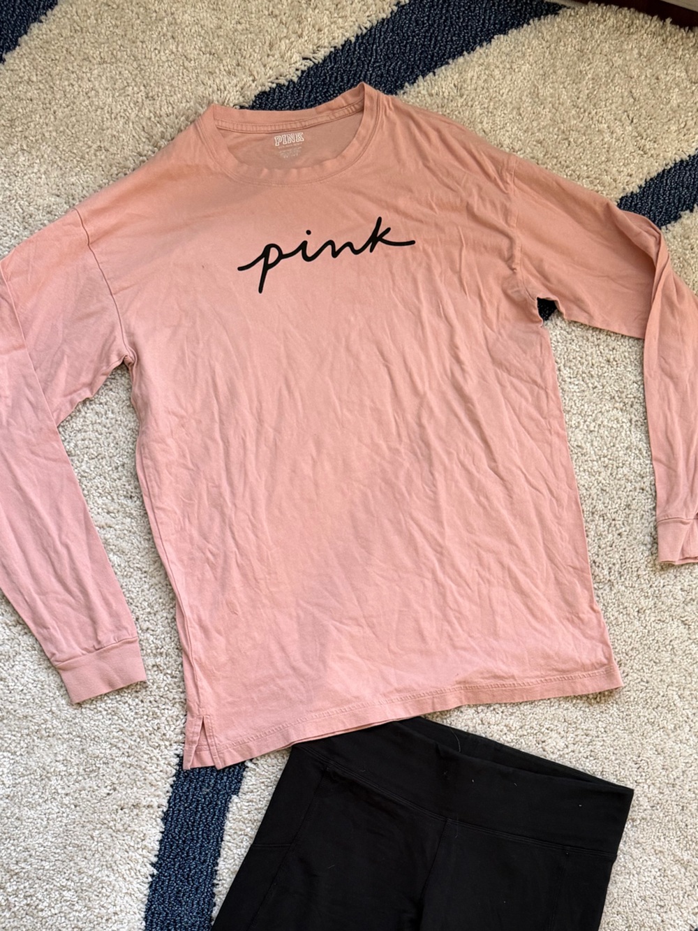 PINK Victoria's Secret Pink Long Sleeve Top